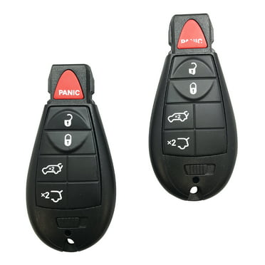 Car Leather 4 Buttons Remote Smart Key Chain Cover Case For Ford Mustang 08-14 